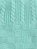 Little Angels Little Angels Baby Wool Square Neck Cable Knit with Basketweave Sleeveless Pullover For Baby Boys and Girls Sleeveless/vests Bundle Up Button-Up Basketweave Pullover