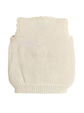 Little Angels Little Angels Baby Wool V-Neck Embroidered Sleeveless Cardigan For Baby Boys and Girls Sleeveless/vests Button Bloom Cozy Cardigan