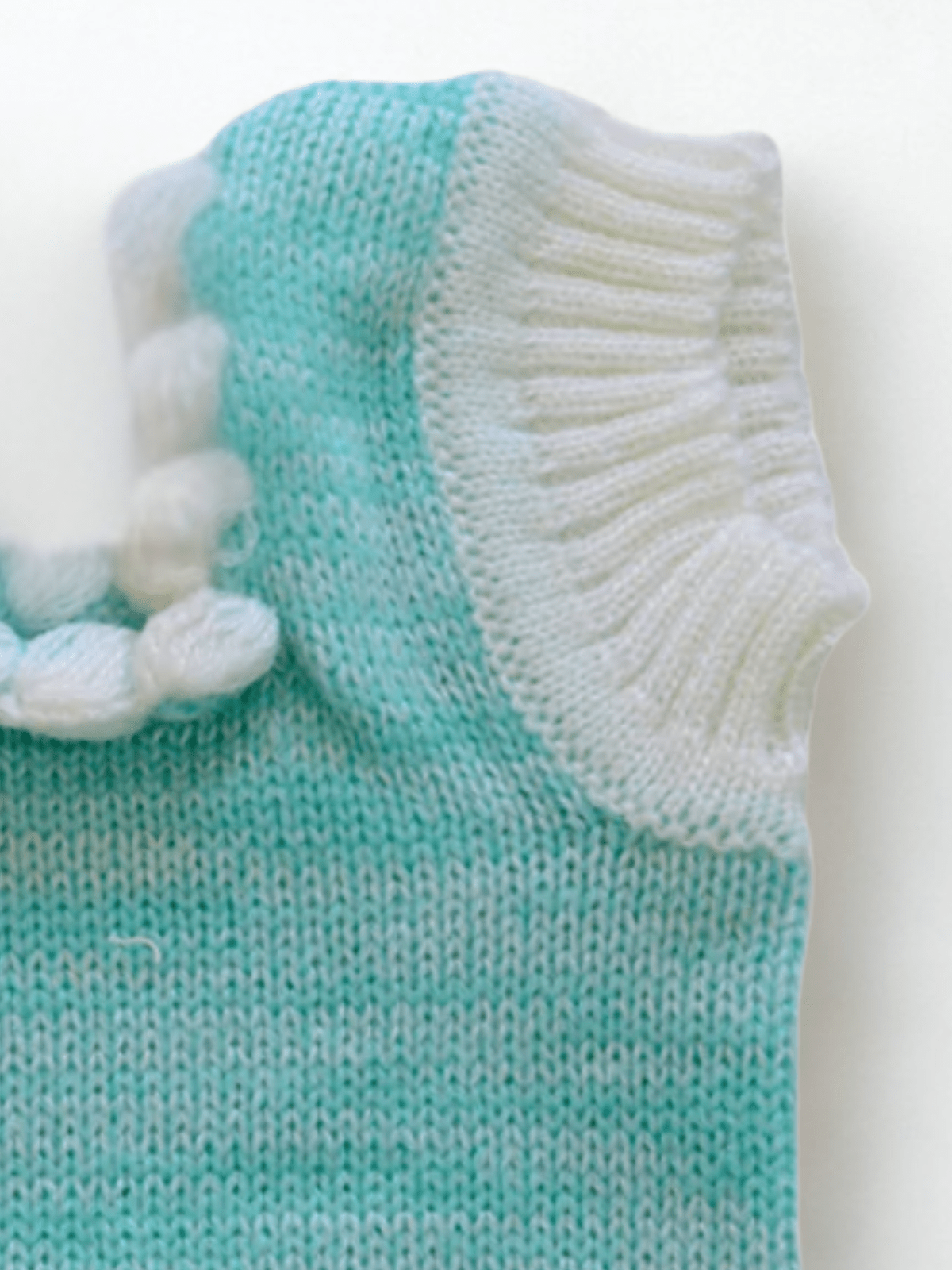 Little Angels Chunky Knit Baby Winter Top Sleeveless/vests Chunky Knit Baby Winter Top