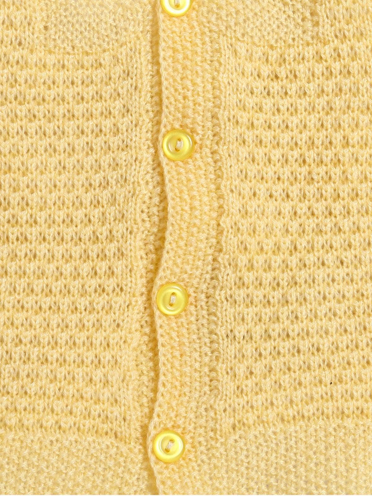 Little Angels Snuggle Me Button Vest Sleeveless/vests Snuggle Me Button Vest Yellow / 0-3 months