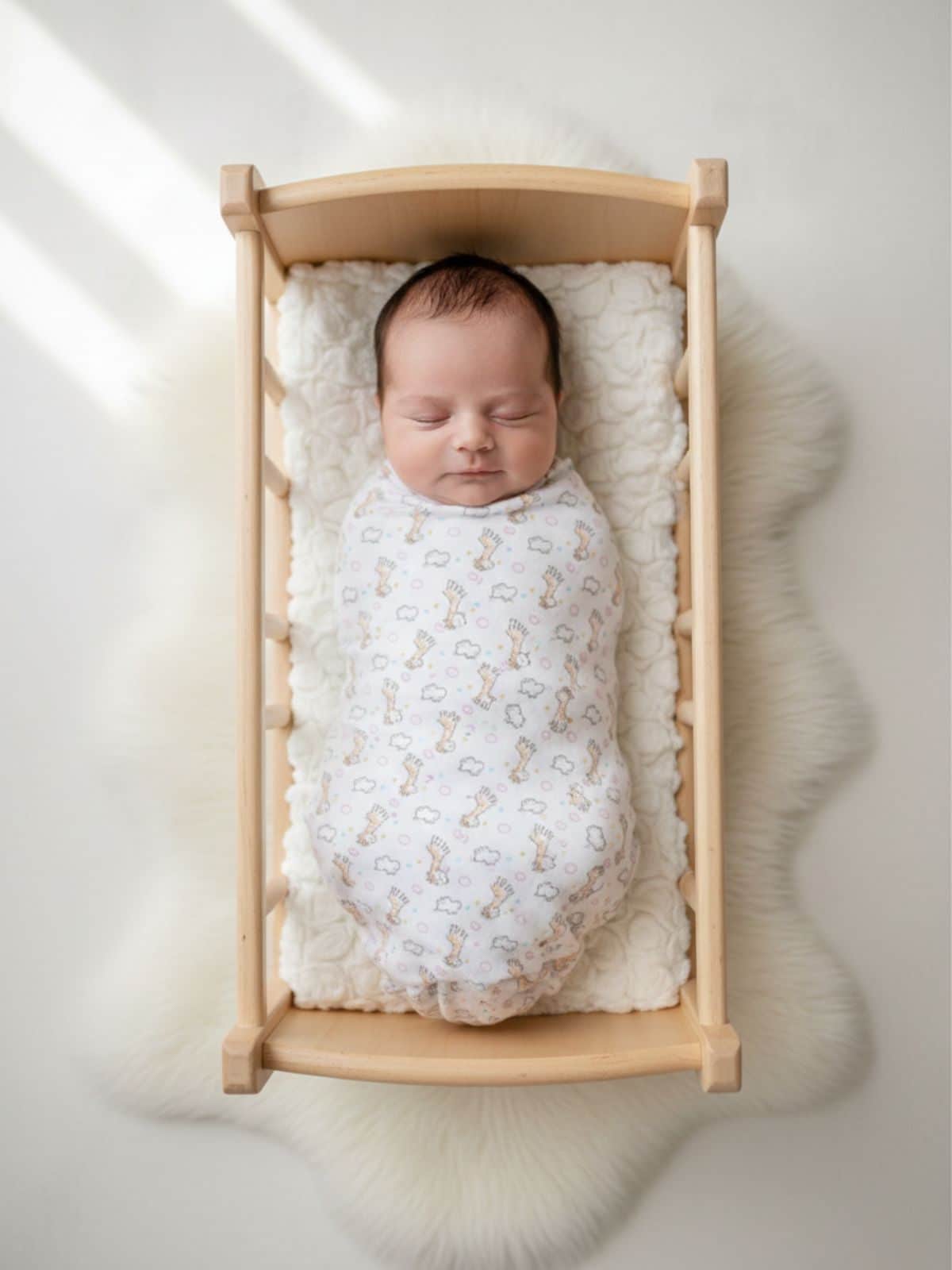 Little Angels Little Angels Muslin Cotton Pack of 3 Printed Swaddle Swaddles Premium Organic Muslin Baby Swaddle – Ultra-Soft, Breathable, & Multi-Purpose Free Size / cream / Muslin