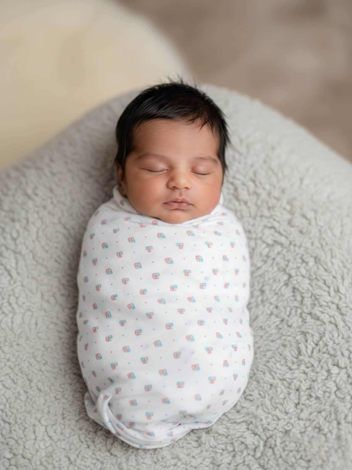 Little Angels Little Angels Muslin Cotton Pack of 3 Printed Swaddle Swaddles Premium Organic Muslin Baby Swaddle – Ultra-Soft, Breathable, & Multi-Purpose Free Size / White / Muslin