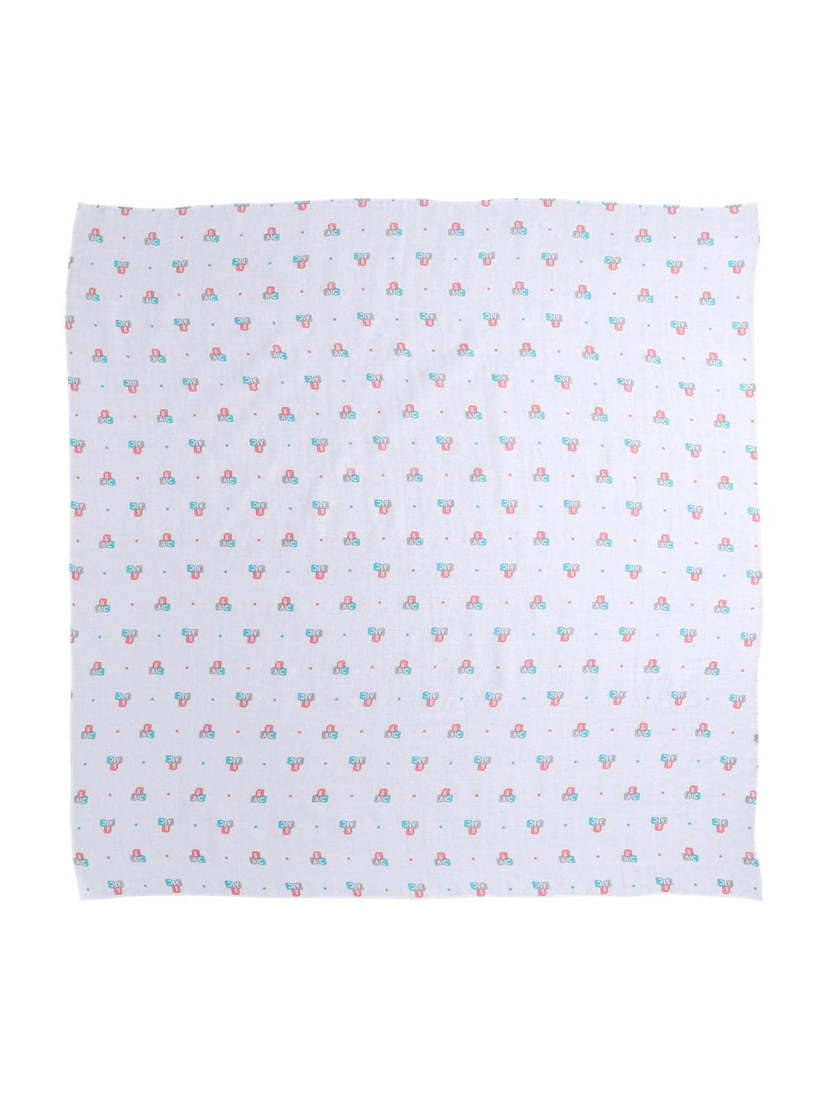 Little Angels Little Angels Muslin Cotton Pack of 3 Printed Swaddle Swaddles Wiggle & Wrap Muslin Swaddle One Size / Muslin / Assorted