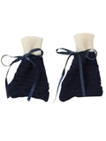 Little Angels Little Angels Sweater Set Baby Wool Full Sleeves V-Neck Jacquard Star Design Yellow & Navy 3-Piece Set Sweater Sets Baby Knitted Cardigan Set