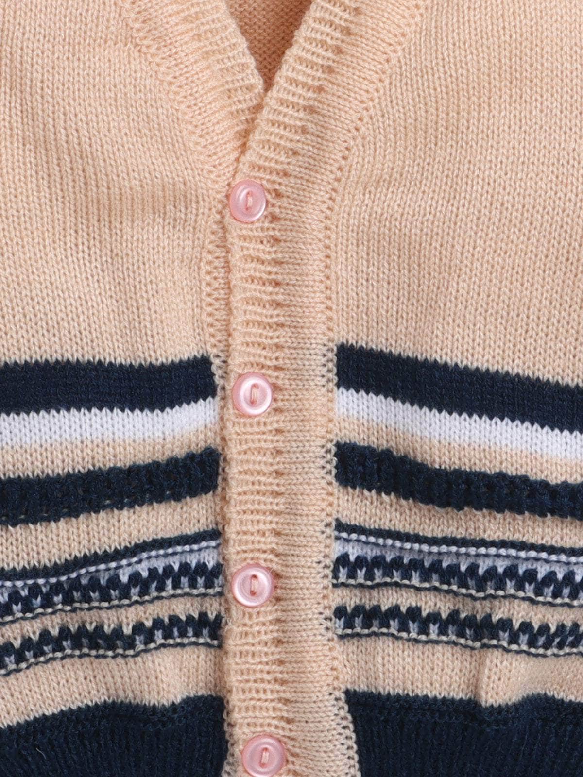 Little Angels Cozy Stripes Baby Outfit Set Sweater Sets Cozy Stripes Baby Outfit Set