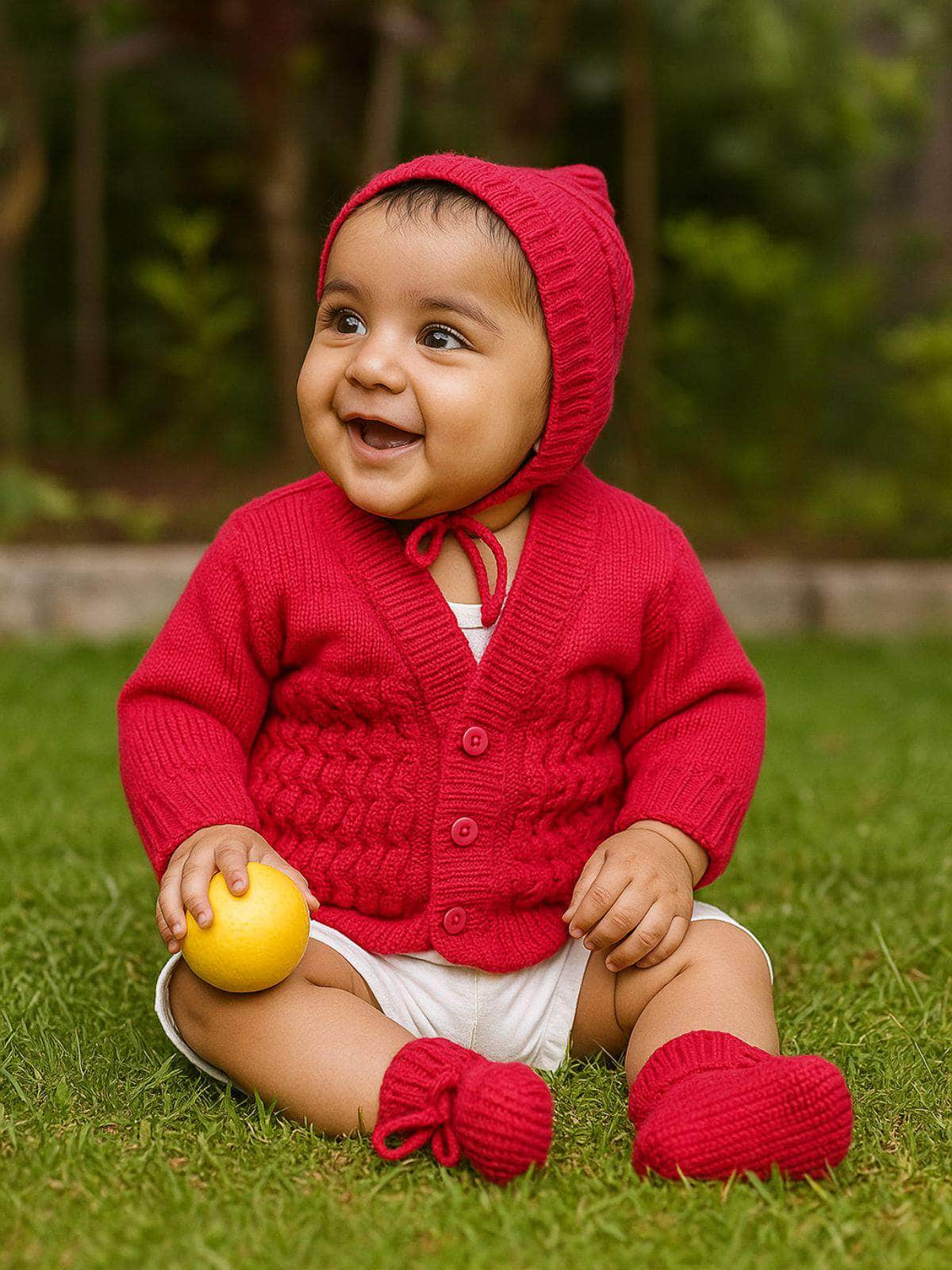 Little Angels Daisy Bloom Baby Knit Set Sweater Sets Daisy Bloom Baby Knit Set
