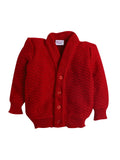 Little Angels Festive Red Warmth Knit Set Sweater Sets Festive Red Warmth Knit Set