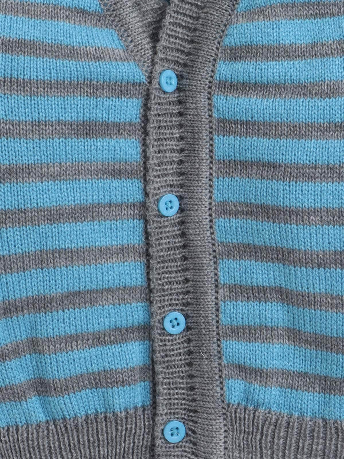 Little Angels Little Angels Sweater Set Baby Wool Full Sleeves V-Neck Fair Isle Knitted Red 3-Piece Set Sweater Sets I Love Mama Striped Woollen Cardigan