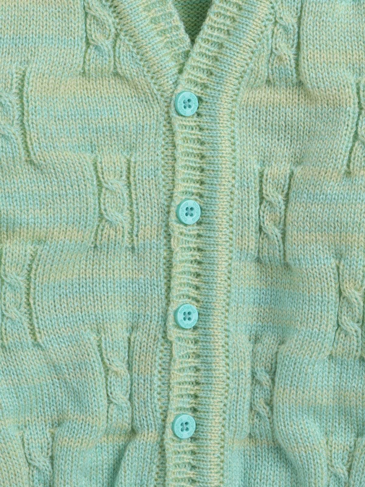Little Angels Little Angels Sweater Set Baby Wool Full Sleeves V-Neck Fair Isle Knitted Red 3-Piece Set Sweater Sets Minty Fresh Baby Woollen Cardigan