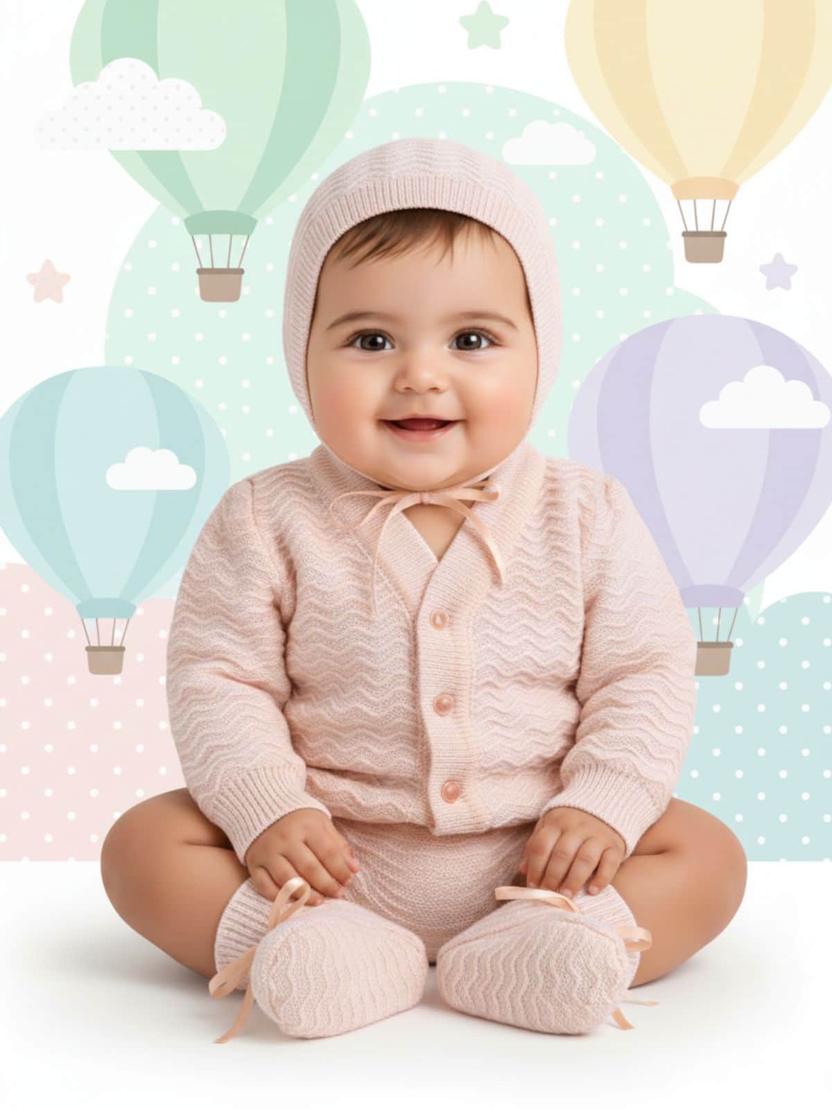 Little Angels Ocean Whisper Baby outifit Sweater Sets Ocean Whisper Baby outifit