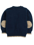 Little Angels Little Angels Sweater Set Baby Wool Full Sleeves V-Neck Fair Isle Knitted Red 3-Piece Set Sweater Sets Reindeer Knit Sweater for Babies & Toddlers