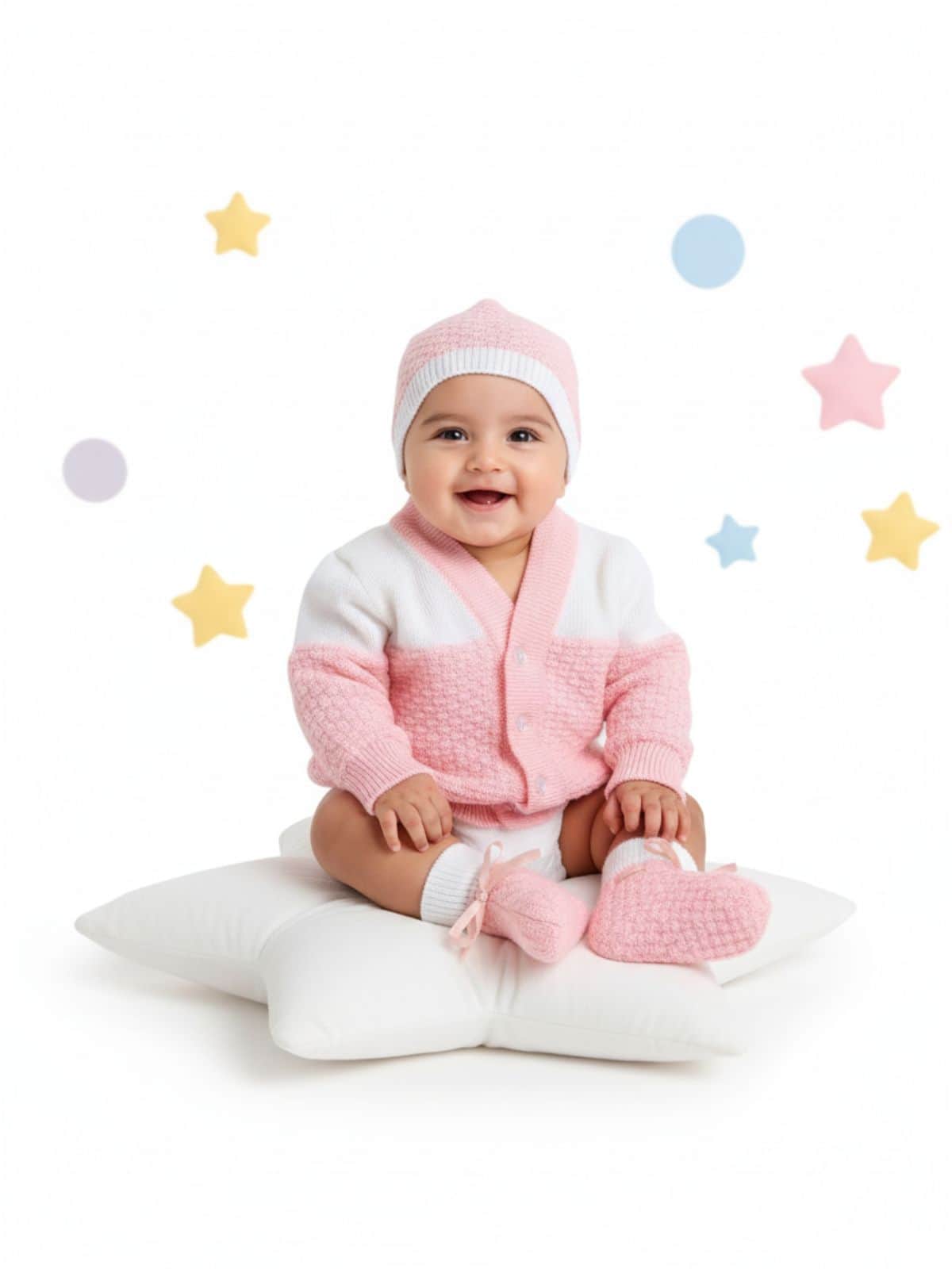 Little Angels Snuggle & Shine Baby Sweater Outfit Sweater Sets Snuggle & Shine Baby Sweater Outfit