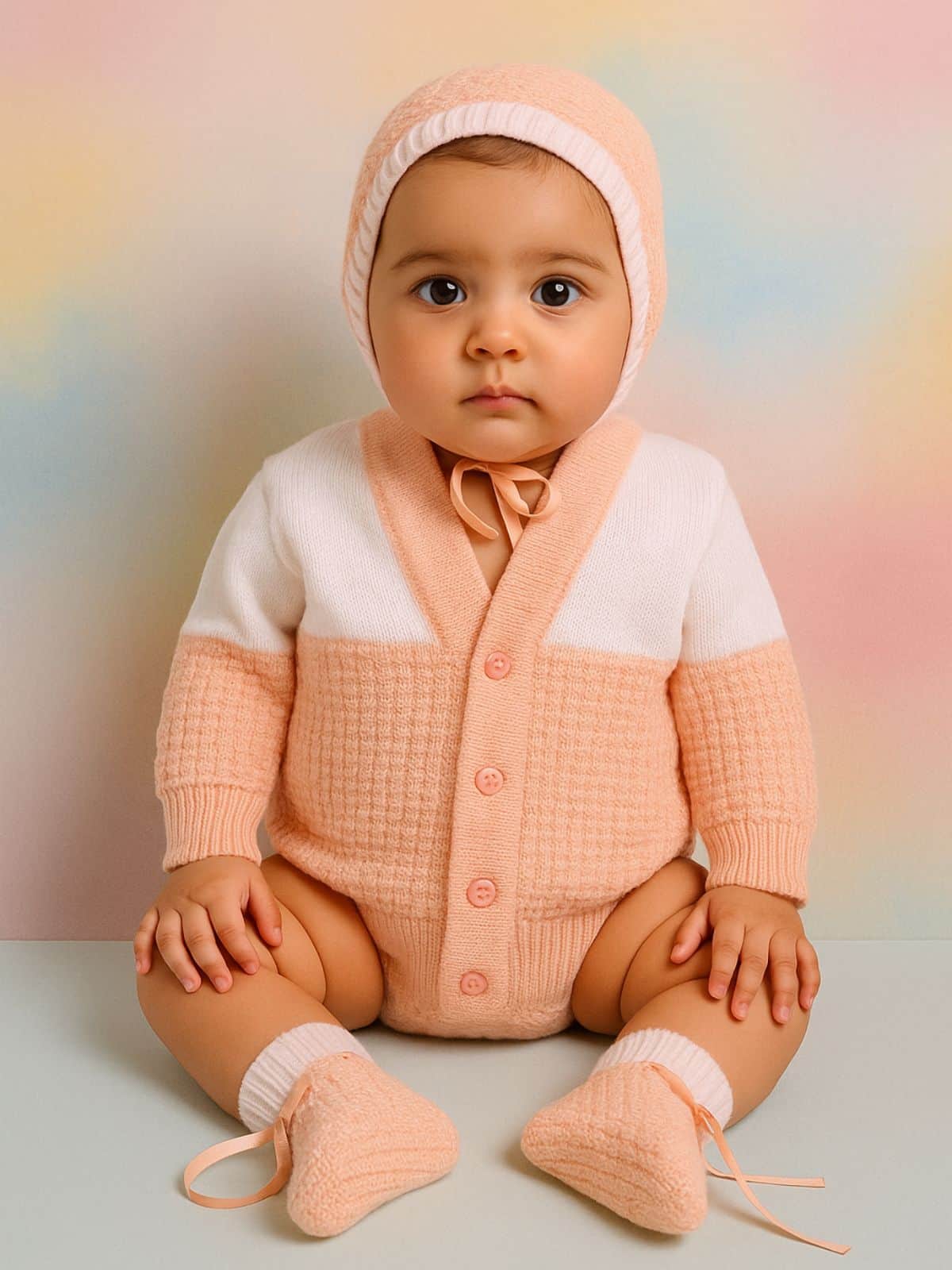 Little Angels Snuggle & Shine Baby Sweater Outfit Sweater Sets Snuggle & Shine Baby Sweater Outfit