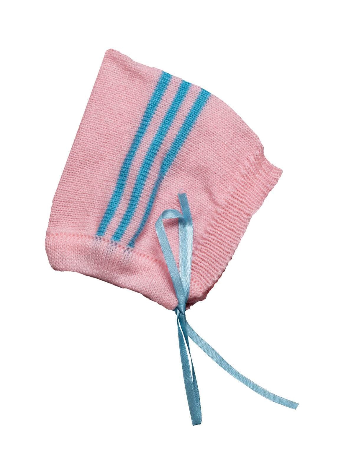 Little Angels Little Angels V-Neck Full Sleeves Full Sleeves Basketweave Cardigan, Tie-Knot Cap and Socks Sweater Sets Timeless Baby Knitted Outfit