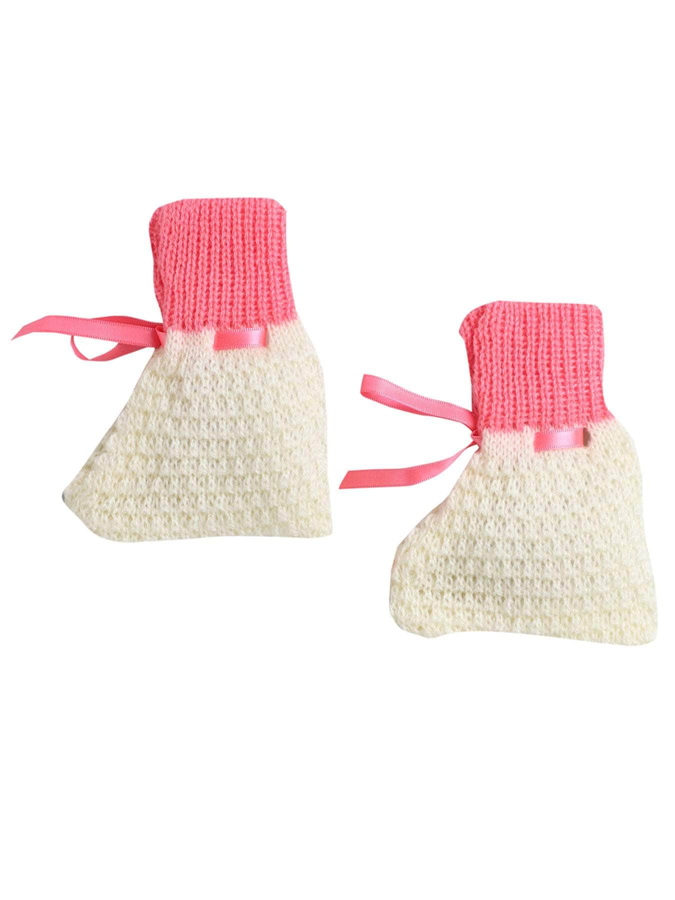 Little Angels Little Angels Sweater Set Baby Wool Full Sleeves V-Neck Color-Block Navy & Red 3-Piece Set Sweater Sets Tiny Spark Soft Knit Set