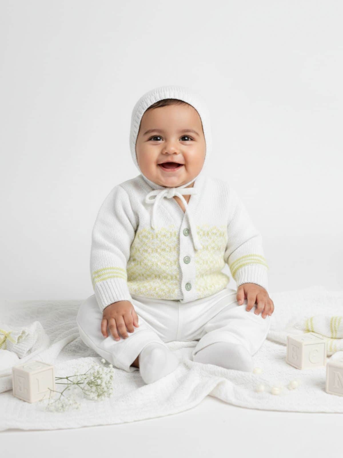 Little Angels Tiny Treasures Gems Knit Set Sweater Sets Tiny Treasures Gems Knit Set