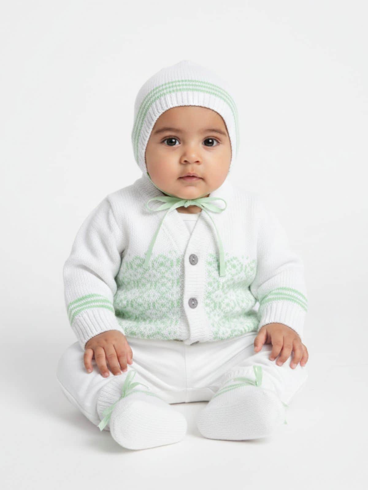 Little Angels Tiny Treasures Gems Knit Set Sweater Sets Tiny Treasures Gems Knit Set