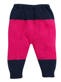 Little Angels Little Angels V-Neck Full Sleeves Color-Block Dark Blue Cardigan, Pants, Cap & Socks Sweater Sets Warm Hugs Colorblock Set