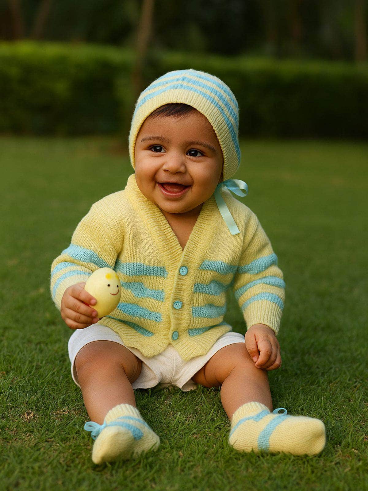 Little Angels Waves of Warmth Knit Set  Sweater Sets Waves of Warmth Knit Set 