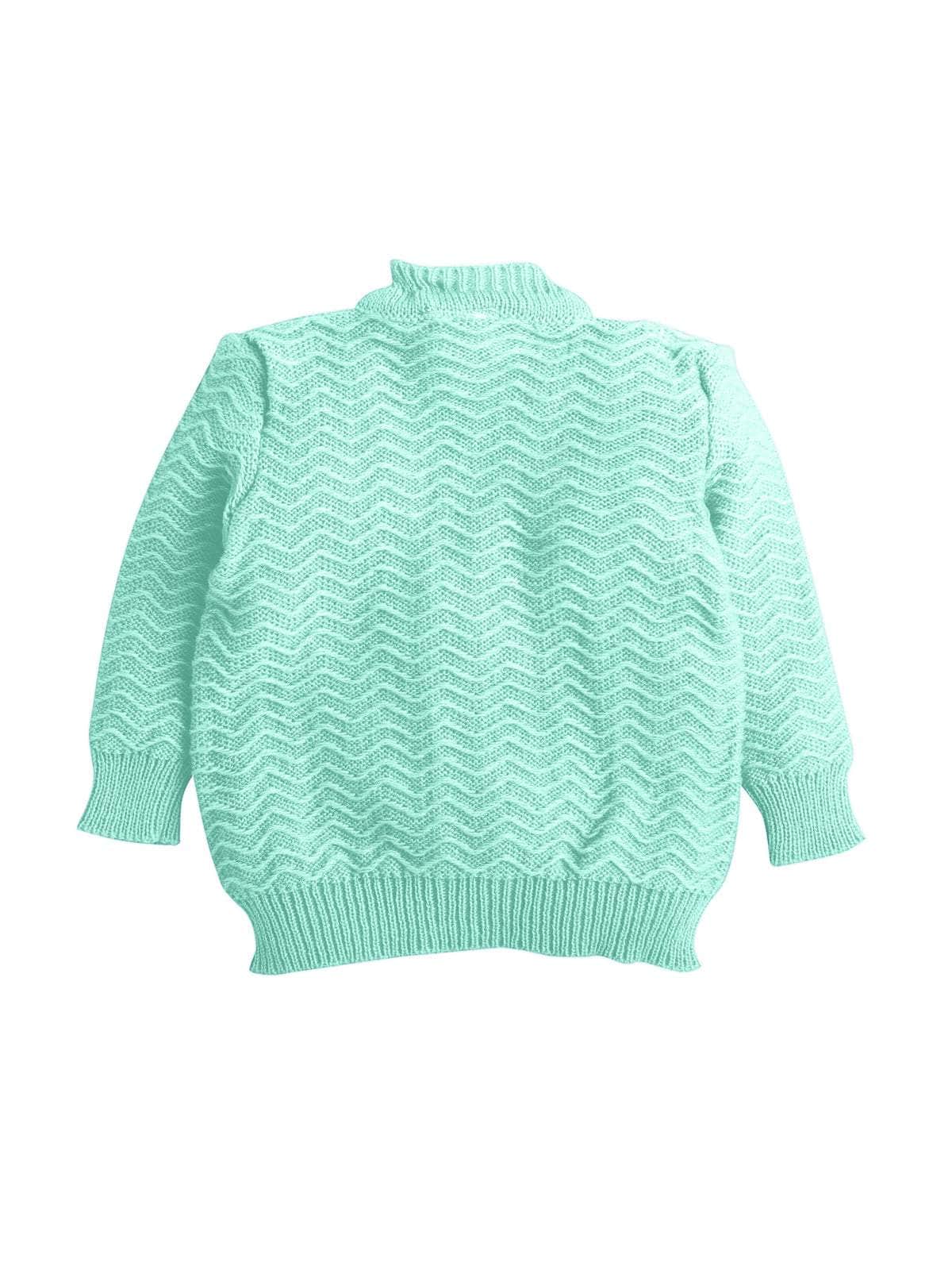Little Angels Little Angels Sweater Set Baby Wool Full Sleeves V-Neck Striped in a Pearl Pattern Pink 3-Piece Set Sweater Sets Zaggy Cuddles Baby Knit Set