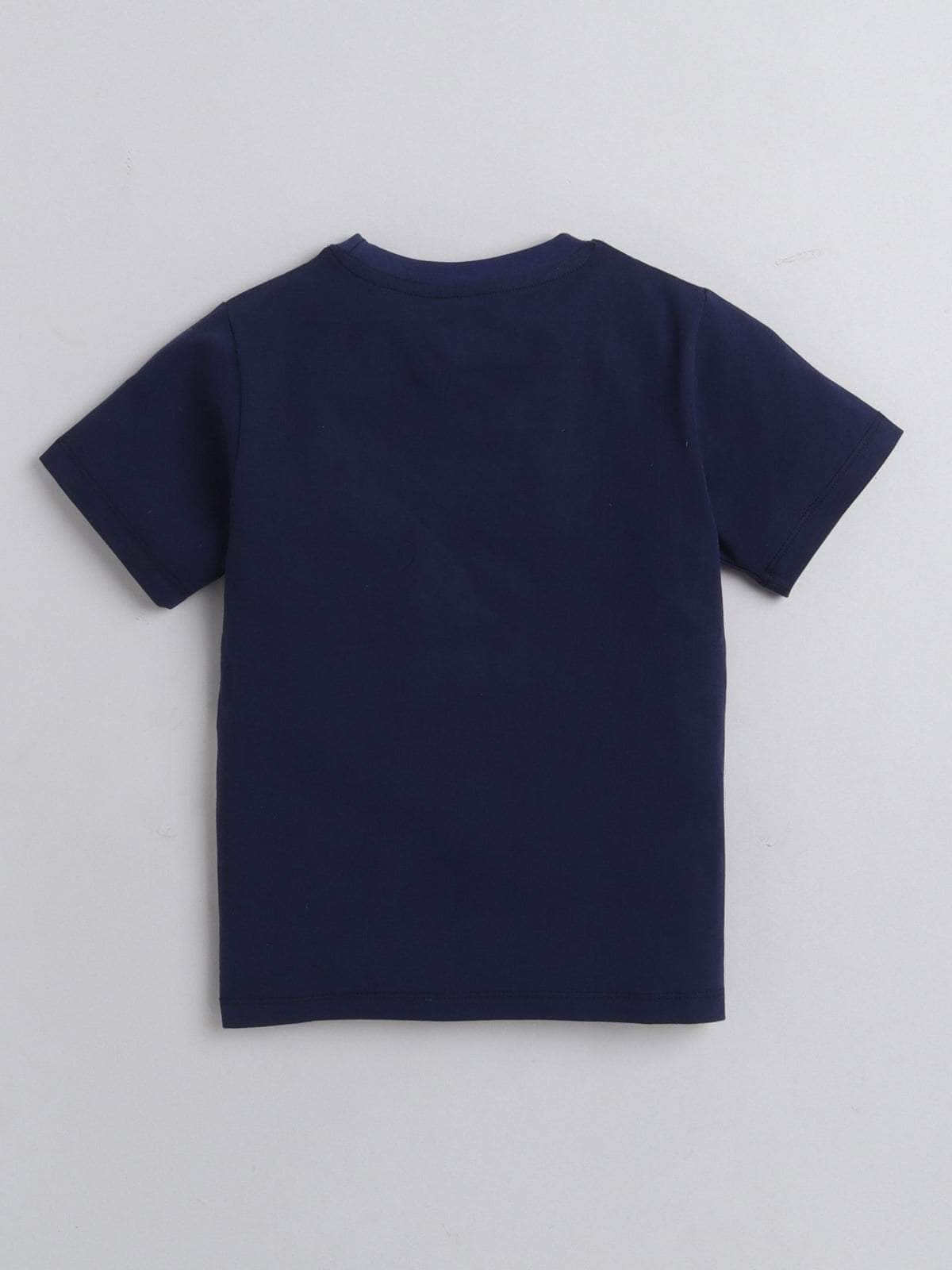 Little Angels Little Angels 2 Pcs T-shirts & Shorts Cotton Round Neck Half Sleeves Color-Block Shirt & Shorts For Baby Girls T-shirts & Shorts Chill & Thrill Summer Co-ord Set