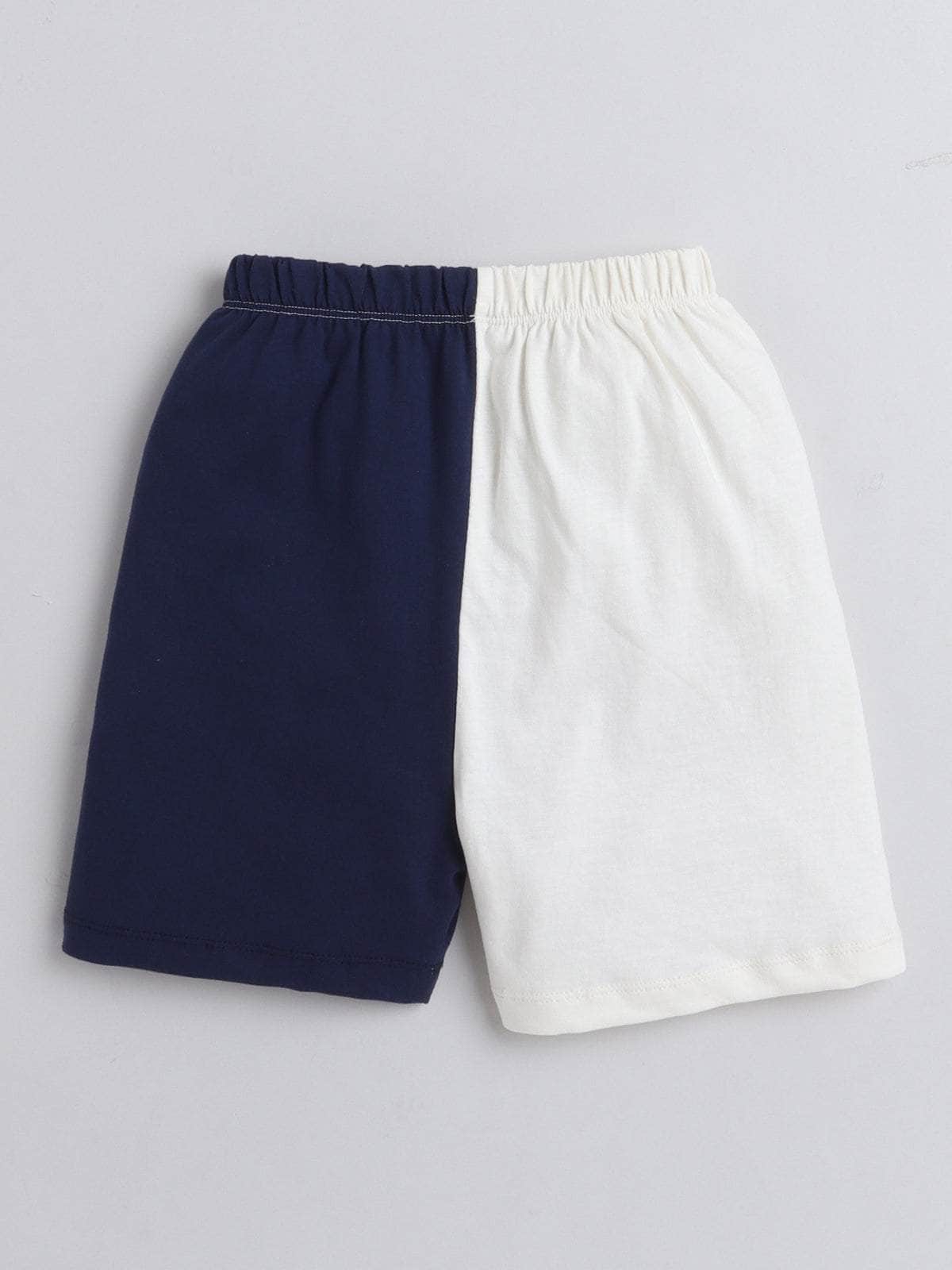 Little Angels Little Angels 2 Pcs T-shirts & Shorts Cotton Round Neck Half Sleeves Color-Block Shirt & Shorts For Baby Girls T-shirts & Shorts Comfy Kicks Tee-Shorts Duo