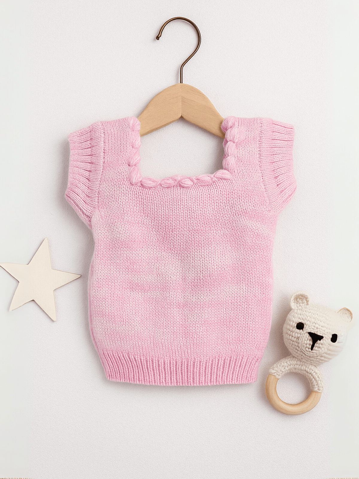 Little Angels Warm Whirl Baby Knit Vest Warm Whirl Baby Knit Vest